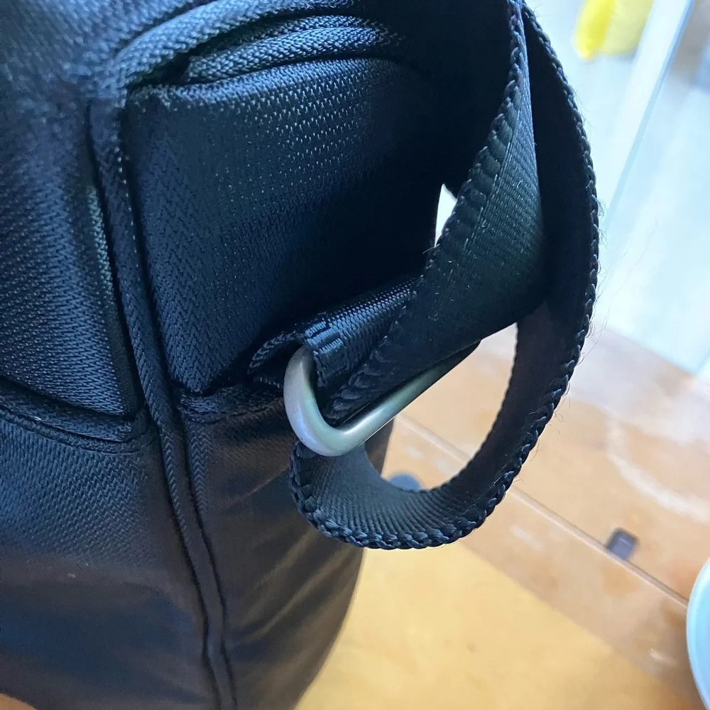HP Black Messenger Bag with Logo